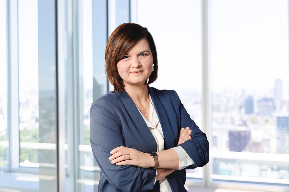 Portrait Abteilungsleiterin Business Development Mary Zahner